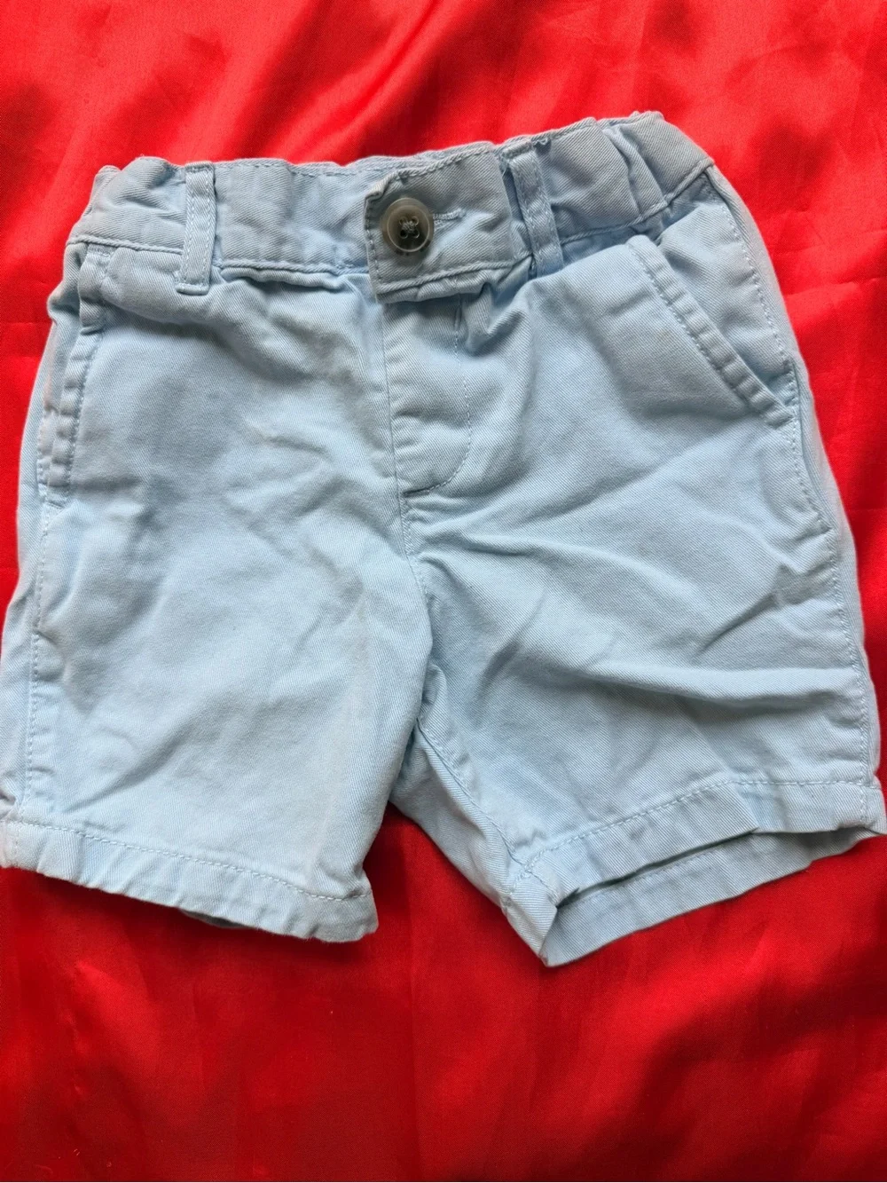 The Children's Place Kids Shorts - Tan, Navy, Light Blue, Brick Red size 2T